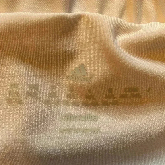 Adidas climalite white skort size M/L - elastic waist - pleated hem - Picture 4 of 8